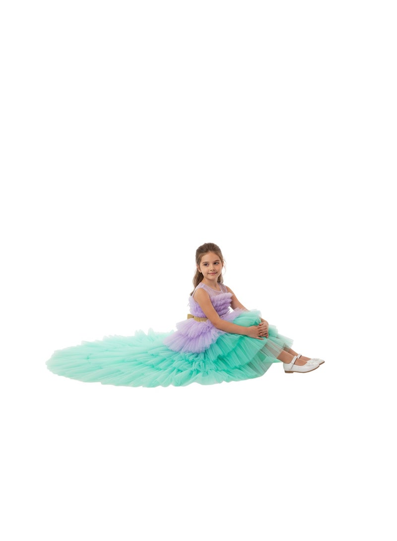 D'Daniela Layered Tulle Dress - Image 2